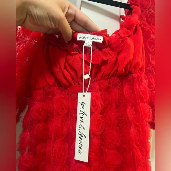 For love & lemons red dress - Picture 3 of 4